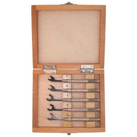 Moody Tool Mini Deluxe Met Wrench Set, 5 Pc 73-0922